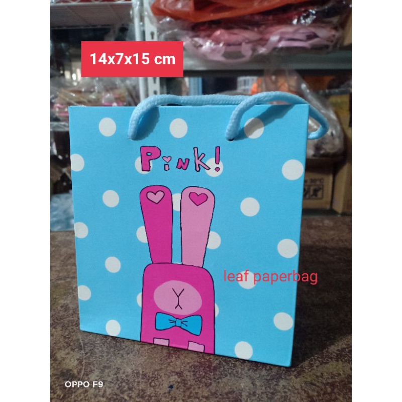 

Paper bag mini kecil lucu tas kantongan kado gift box gift bag donald duck daisy duck colorful unik anak ulang tahun bday ultah kelinci gajah bebek