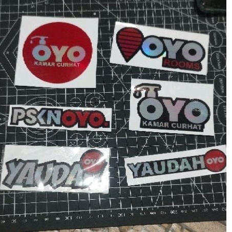 stiker pskn oyo hologram stiker motor mobil