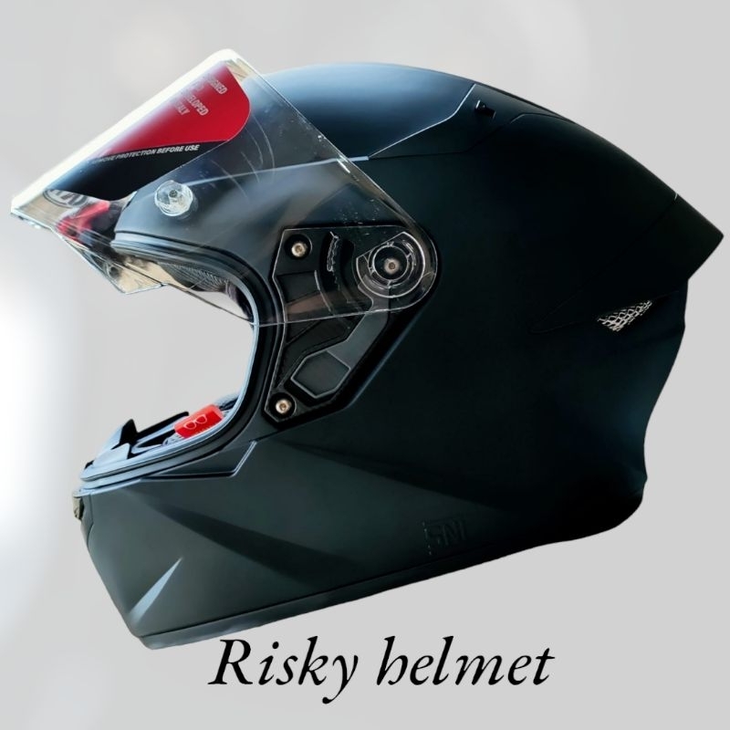 kyt tt course black doff