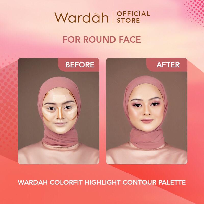 [BISA COD] Wardah Colorfit Highlight Contour Palette - Wardah Contour Palette - Wardah Face Palette