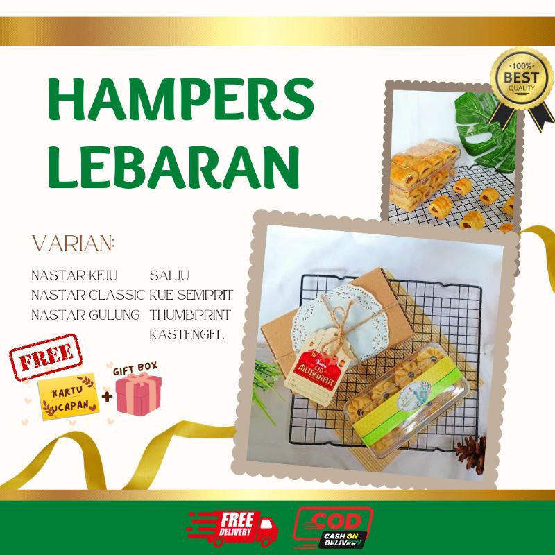 

Paket Lebaran Kue Nastar Premium/Nastar Keju FREE GIFT BOX+Kartu Ucapan/Kue Kering Lebaran Homemade Hampers