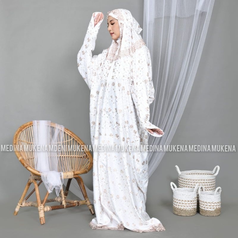 mukena terusan sutra milo mukenah dewasa terusan catalina