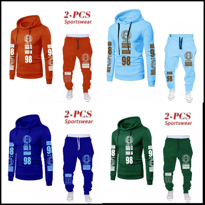 SETELAN COWOK HOODIE ONE SET PRIA INDUGEDE + CELANA JOGGER PANTS