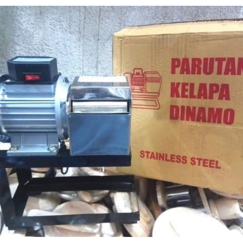 mesin parutan kelapa / mesin dinamo parutan kelapa stainless