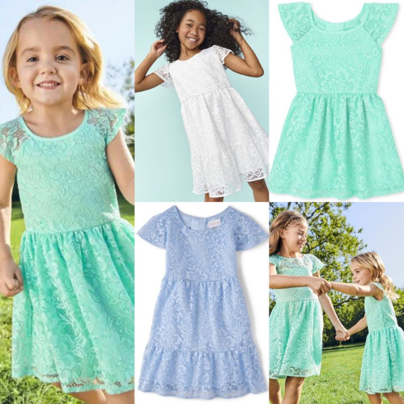 PHI121 Dress Brokat Anak Perempuan Remaja Place