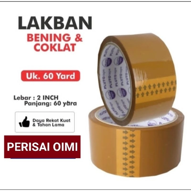 

Lakban Coklat / Lakban Bening KUALITAS SETARA DAIMARU