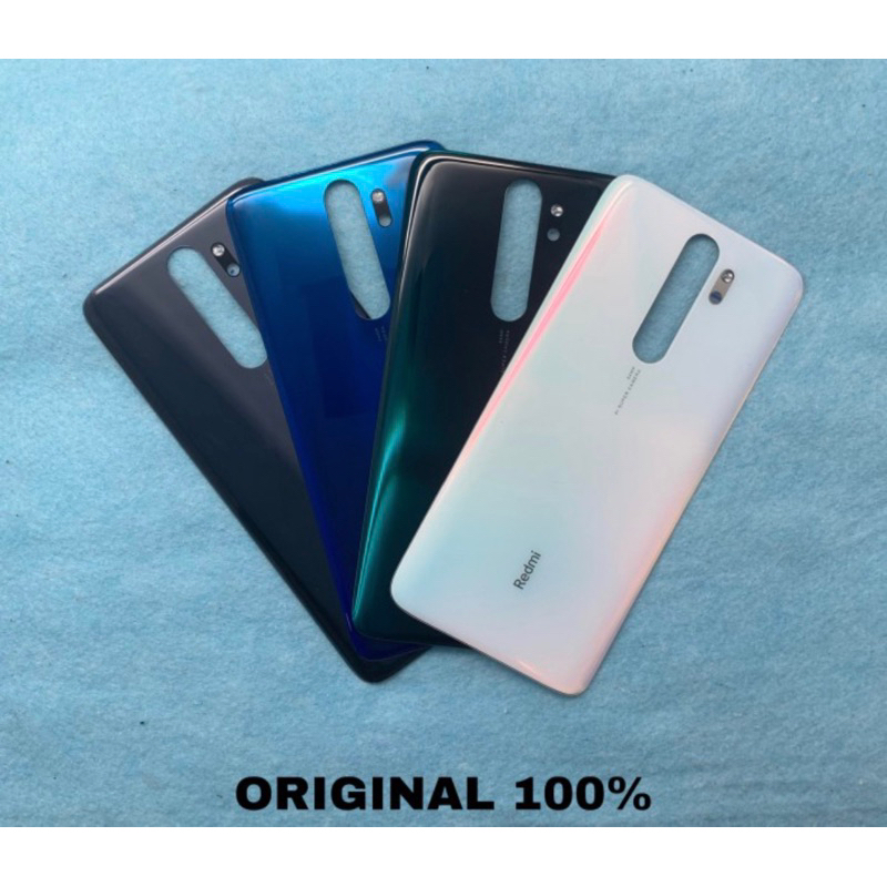 Redmi Note 8 Pro - Tutup Belakang Baterai Back Casing Backdoor - White