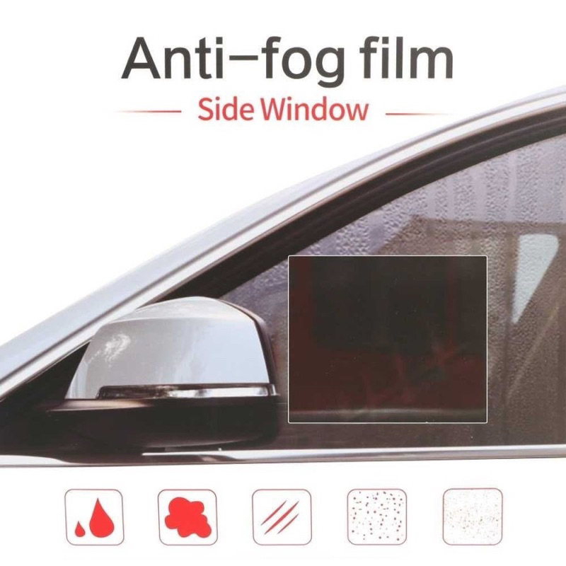 Anti fog film kaca mobil anti air embun