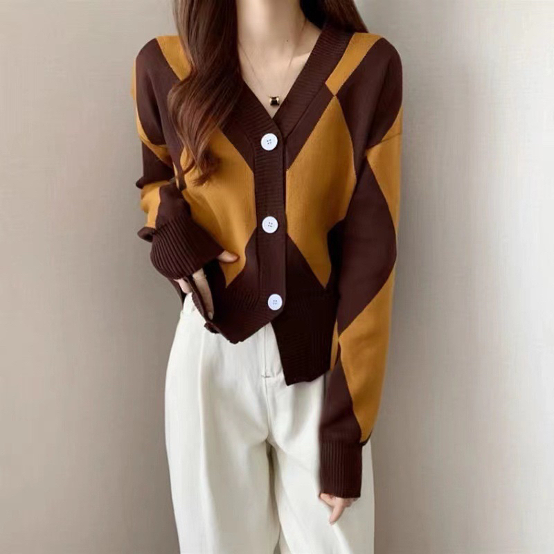 CARDIGAN KNIT IMPOR WANITA JAKET LENGAN PANJANG MX723