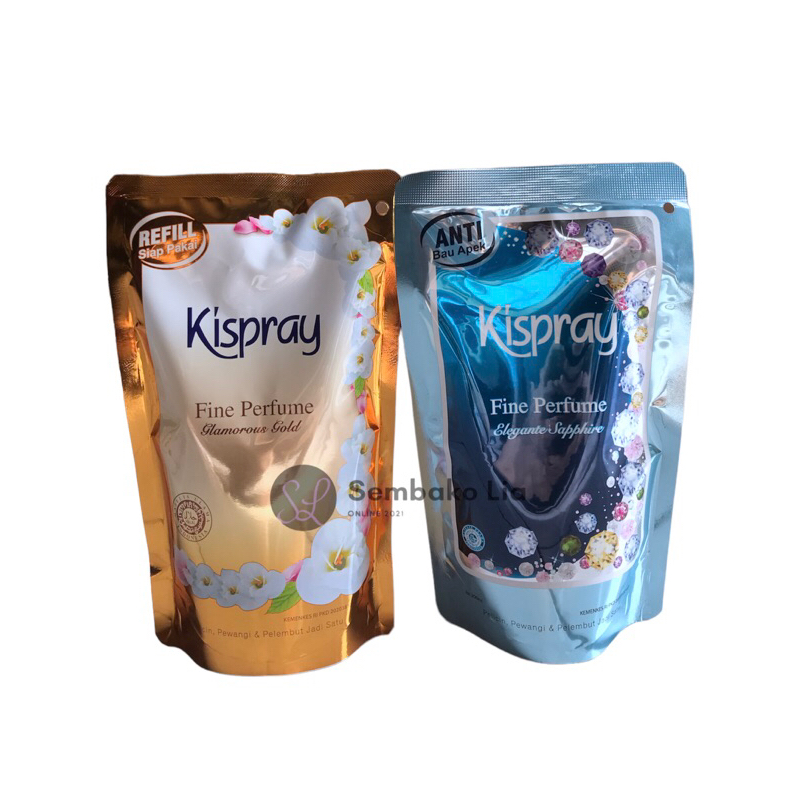 Kispray Fine Perfume Elegante Sapphire 200ml Refill Pouch Kispray