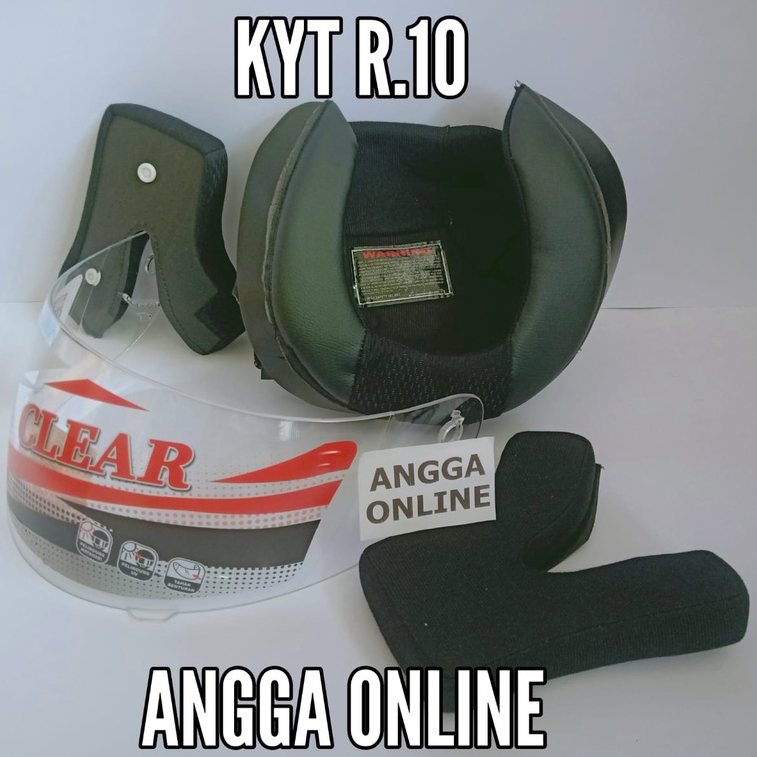 Busa Helm KYT R 10, KYT R10 + Kaca Helm KYT R10, Busa Helm KYT R10 + Kaca Helm KYT R 10