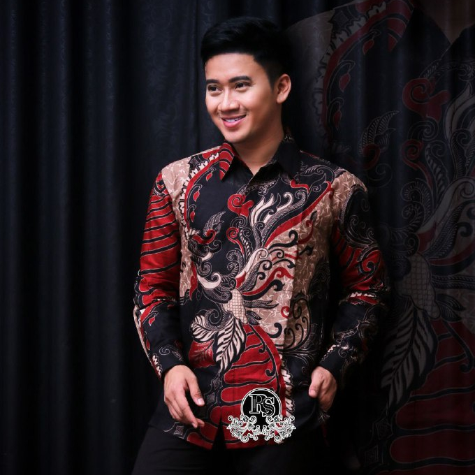 Atasan Kemeja Batik Lengan Panjang Baju Kondangan Kerja Kuliah Pakaian Pria Dewasa Termurah Berkualitas Premium