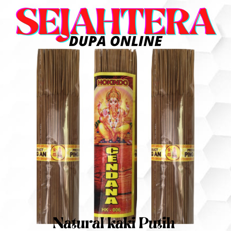 Dupa Hio Wangi “CENDANA” 700gram Natural Kaki Putih Pouch