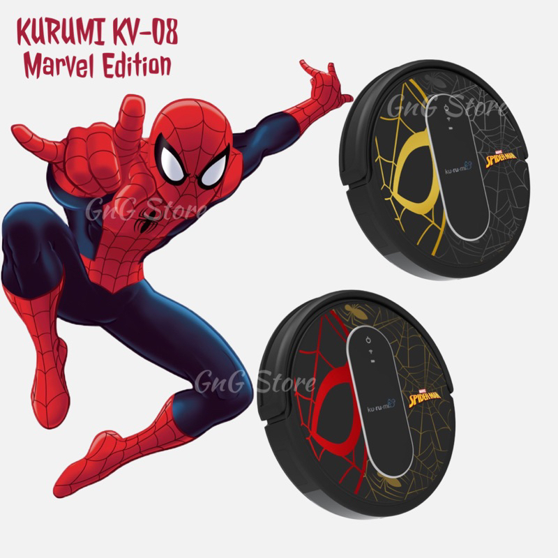 Kurumi KV 08 Robot Vacuum/ Vacuum Lantai/ Penyedot debu/ Kurumi KV08 Promo/ Kurumi KV08 Marvel Edition