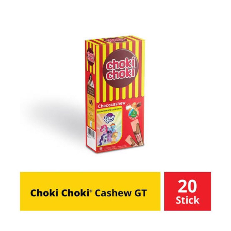 

CHOKI-CHOKI Coklat Cashew 1 Box Isi 20 Pcs