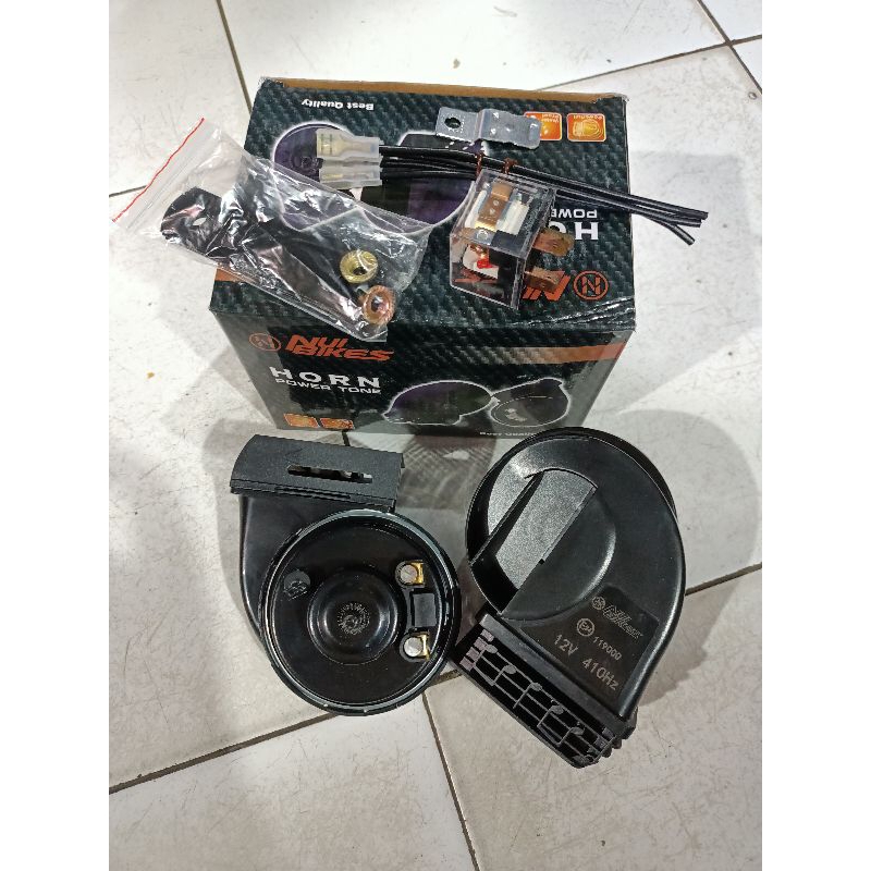 kelakson keong horn motor nui racing anti air/water proff set kanan dan kiri universal nmax aerox pcx vixion cb cbr R15 ninja gsx R15 R25 mio Mio m3 fazzio beat vario scoopy tiger pcx150/160 adv150/160 ninja 250 cbr150 gsx150