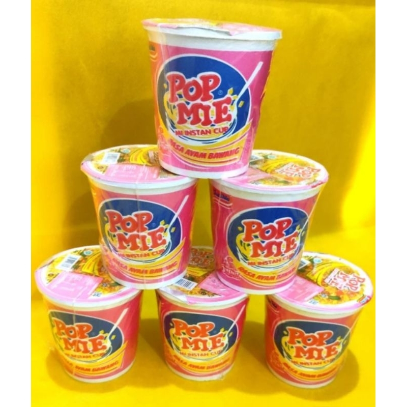 

Pop Mie instant kuah rasa ayam bawang JUMBO 75 gram, 1 cup / pcs murah