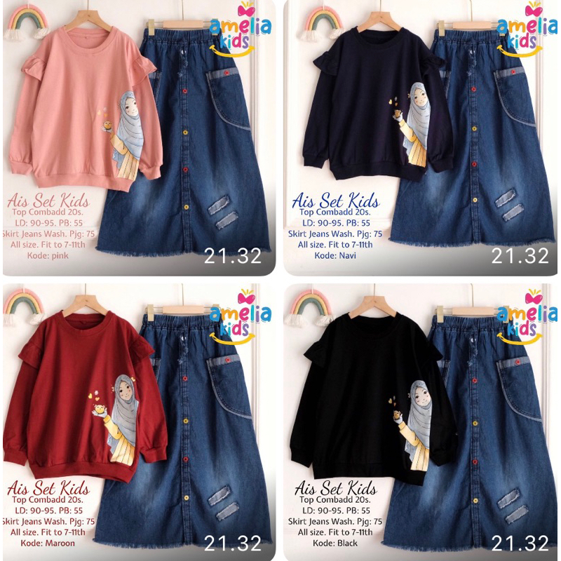 AIS SET KIDS || ORIGINAL BY AMELIA KIDS