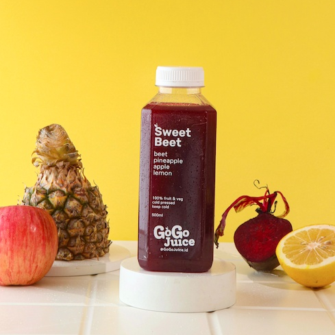 

Sweet Beet 500ml | Cold Pressed Beet Juice Jus untuk GERD 100% Murni Slow Pressed Maag