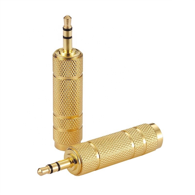 konektor jack aux audio 3,5 male to 6,5 female stereo