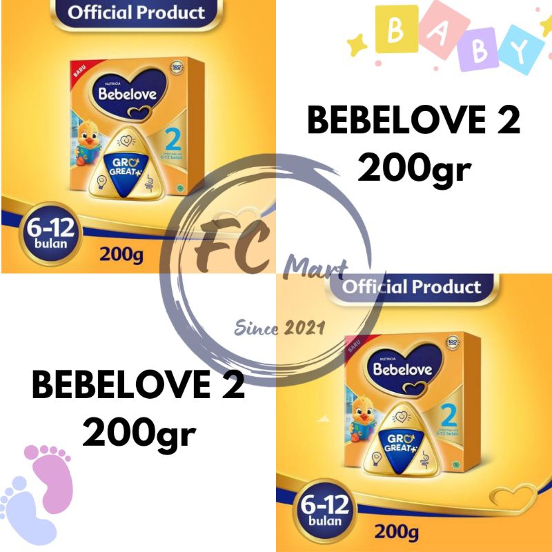 BEBELOVE 2 200gr Susu Bayi (0 6 Bulan)