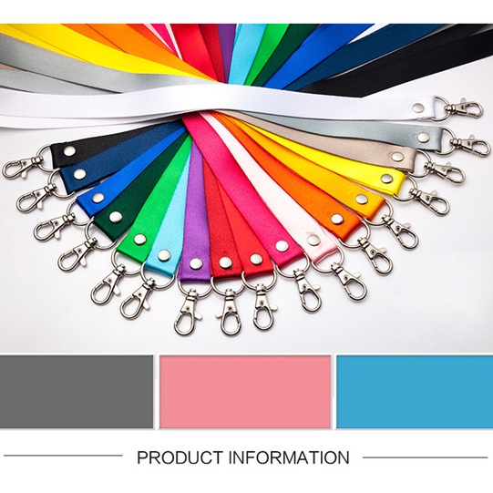 

Tali Lanyard id card Polos 2 cm Gantungan Tali id 2cm Kaitan Cantolan Tali id card 2 cm Polos Cantel Kait