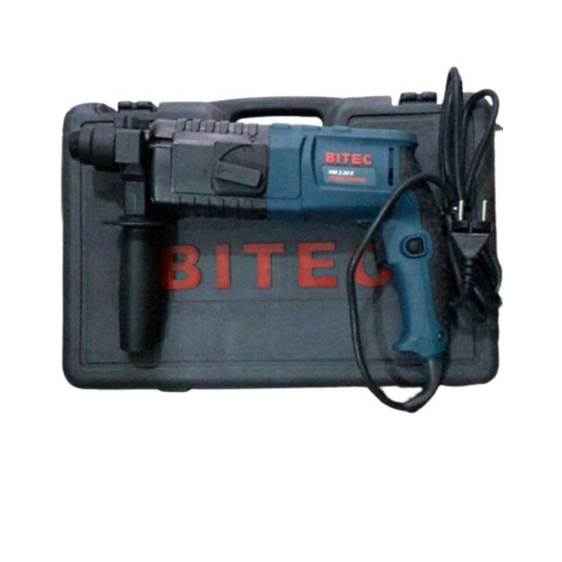 BITEC Mesin Bor Kayu Besi 30mm HM 2-20E Rotary Hammer SDS Plus