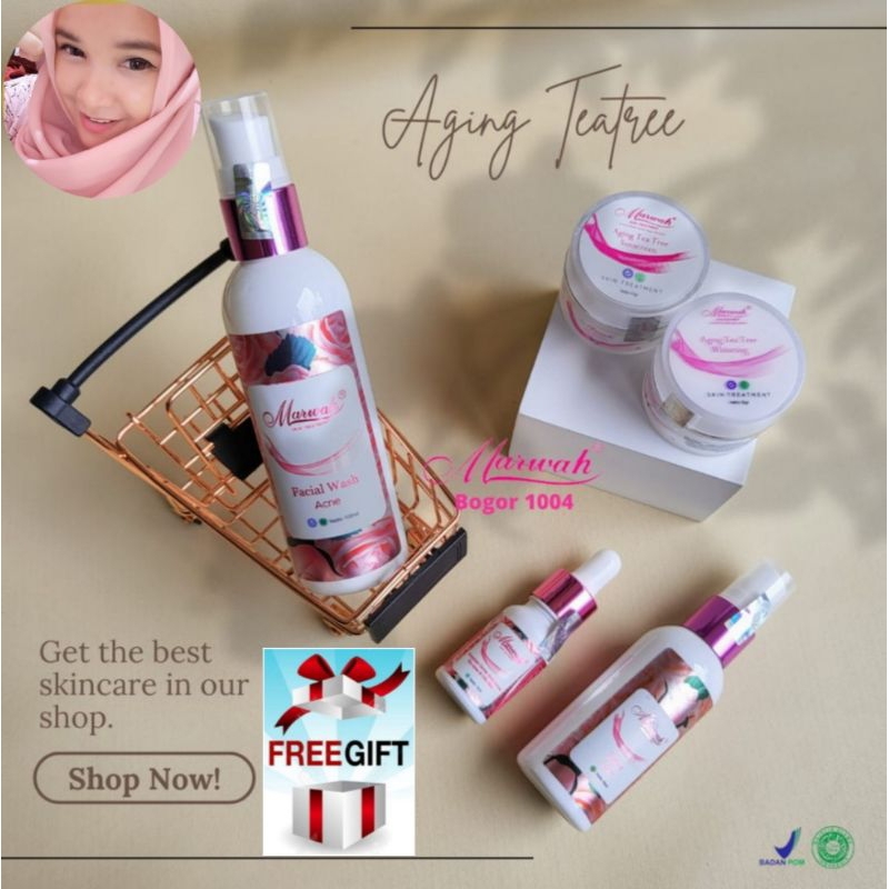 ORIGINAL ANTI AGING TEATREE MARWAH ATT DIAMOND AGING TT MARWAH SKINCARE ECER KRIM SIANG KRIM MALAM P