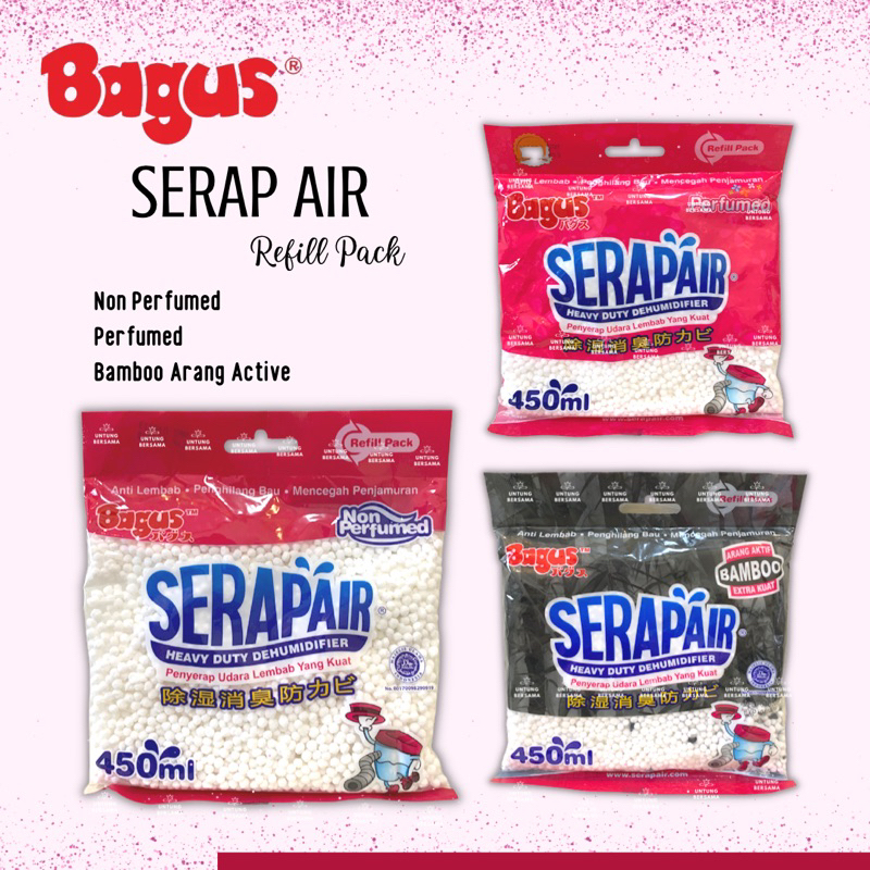 ❤️UB❤️BAGUS REFILL PACK SERAP AIR 450ML