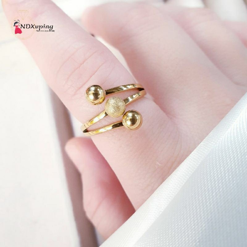 Cincin Dewasa Boba Titanium Cantik Dan Simple N27022301