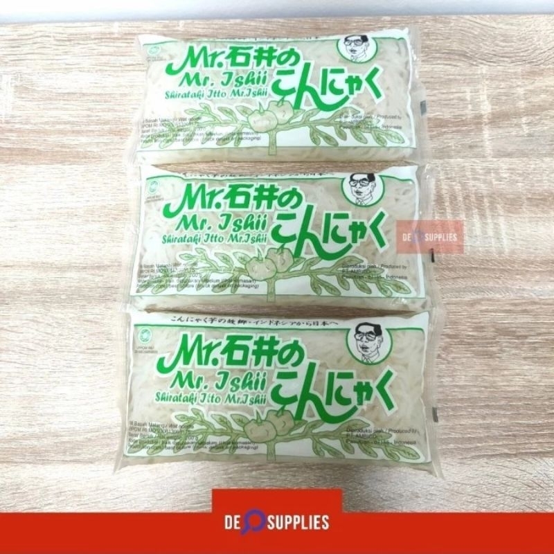 

Ishii Mie Shirataki 200gr - Shirataki Basah / Shirataki Biru Hijau Mr