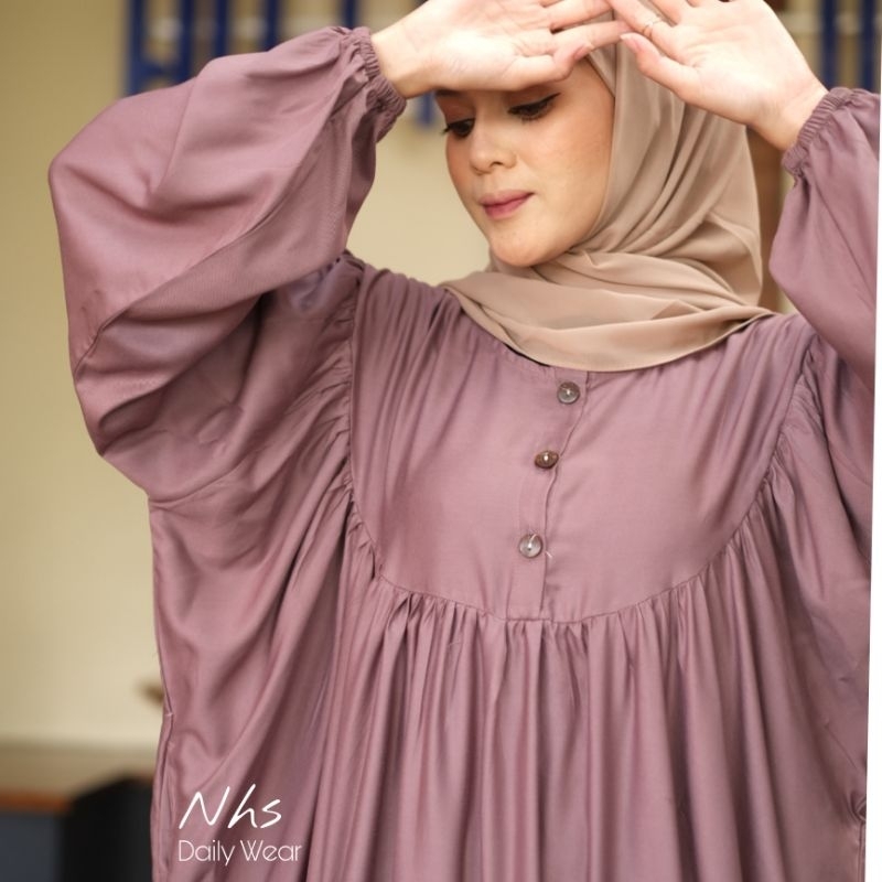 HAZEL KAFTAN GAMIS LD 150CM KATUN TWILL JUMBO