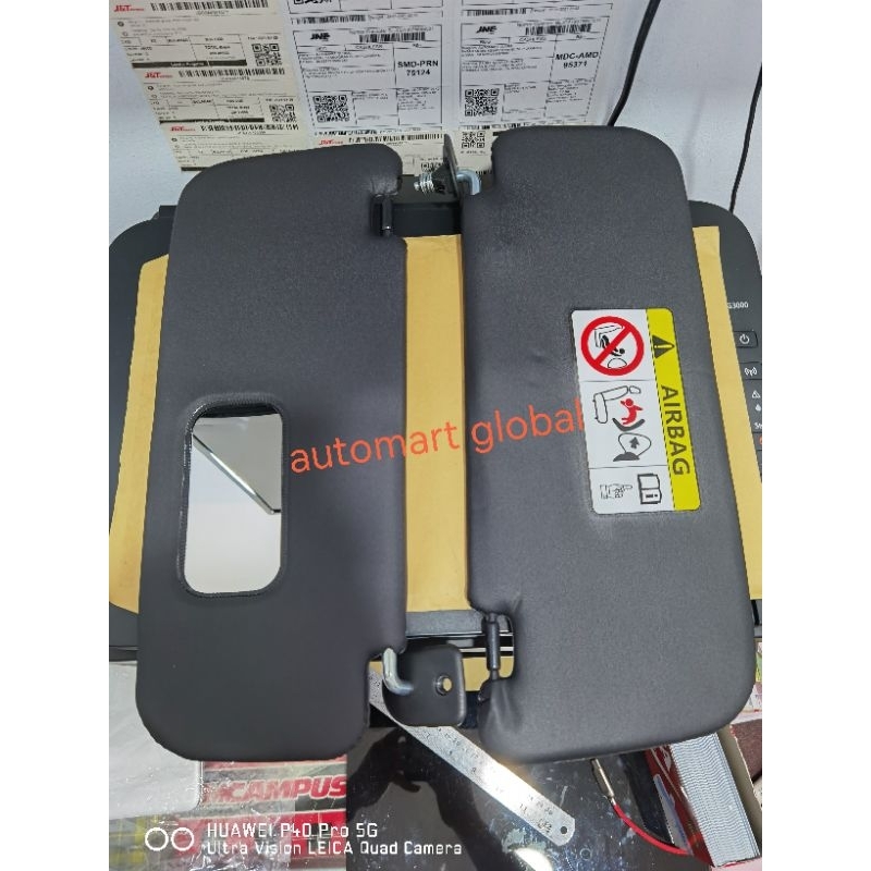 sun visor Agya TRD set 2pc original