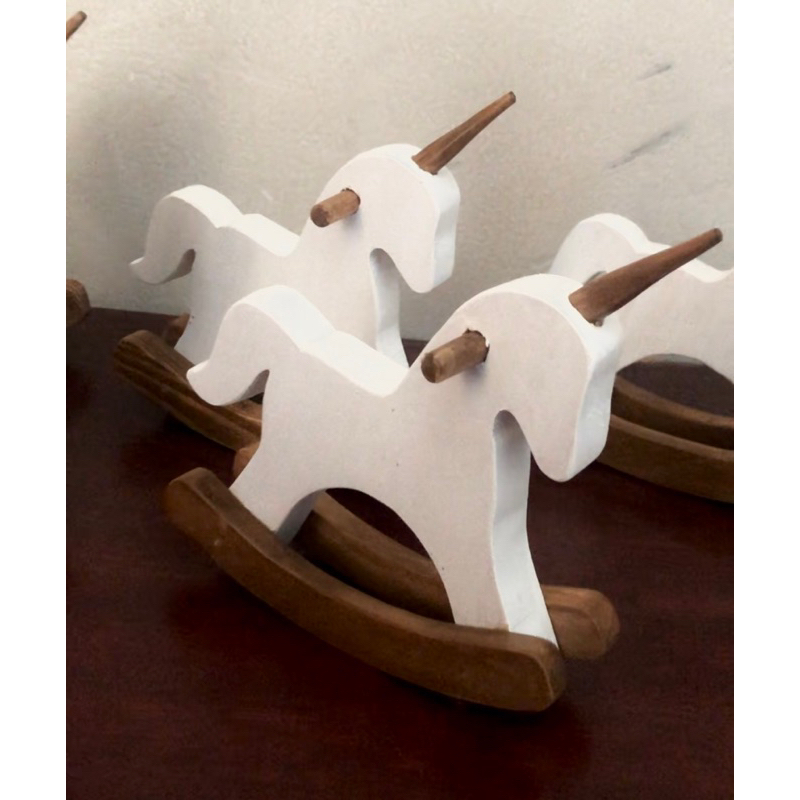 Kuda Poni Mainan Anak Kayu - Custom Kayu - Dekorasi