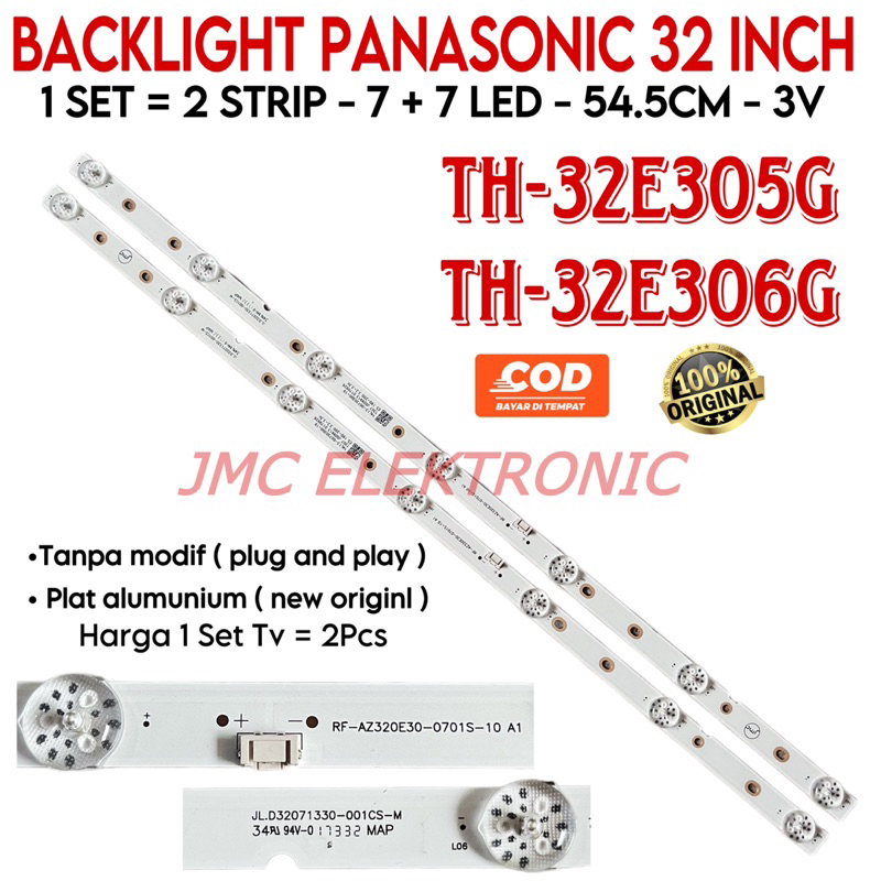 Backlight Tv Led Panasonic Th32e305g Th32e306g Th 32e305G 32e306G 32E305 32E306 32E 32 INC