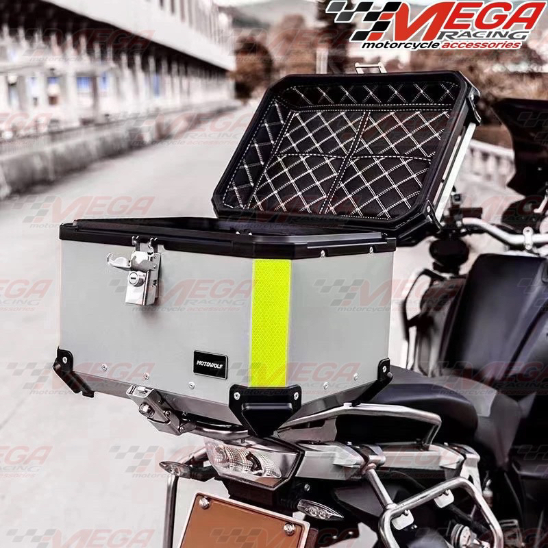 TOPBOX MOTOR BOX BELAKANG MODEL X KAPASITAS 55 LITER KUNCI ALUMINIUM PANNIER