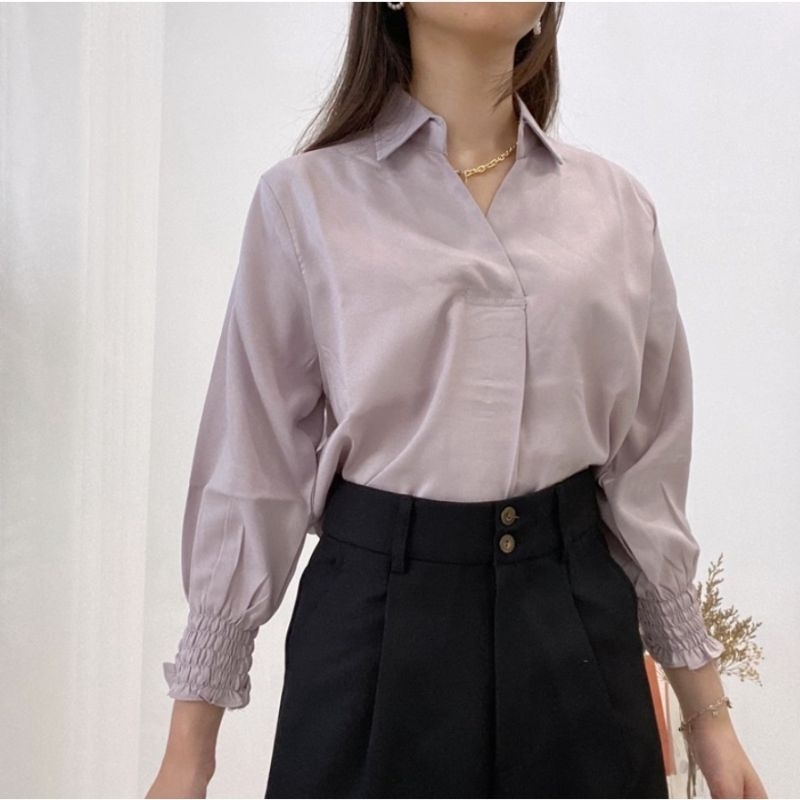 SHINTA BLOUSE CRINKLE//ATASAN WANITA CRINKLE