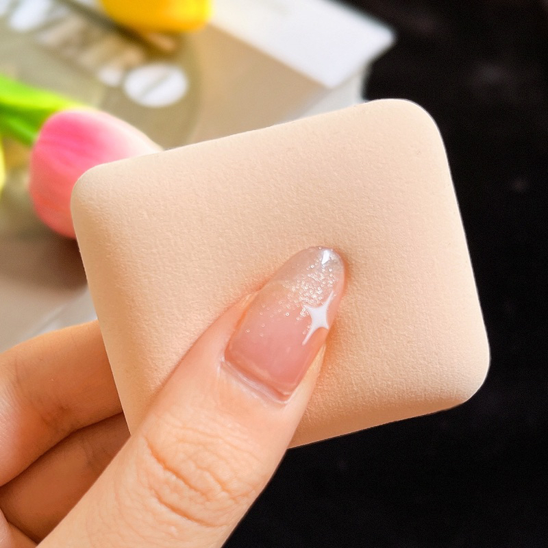 3 PCS Dry Wet Usable Makeup Cosmetic Puff Sponge Cushion Puff for Foundation Powder Soft and Cute