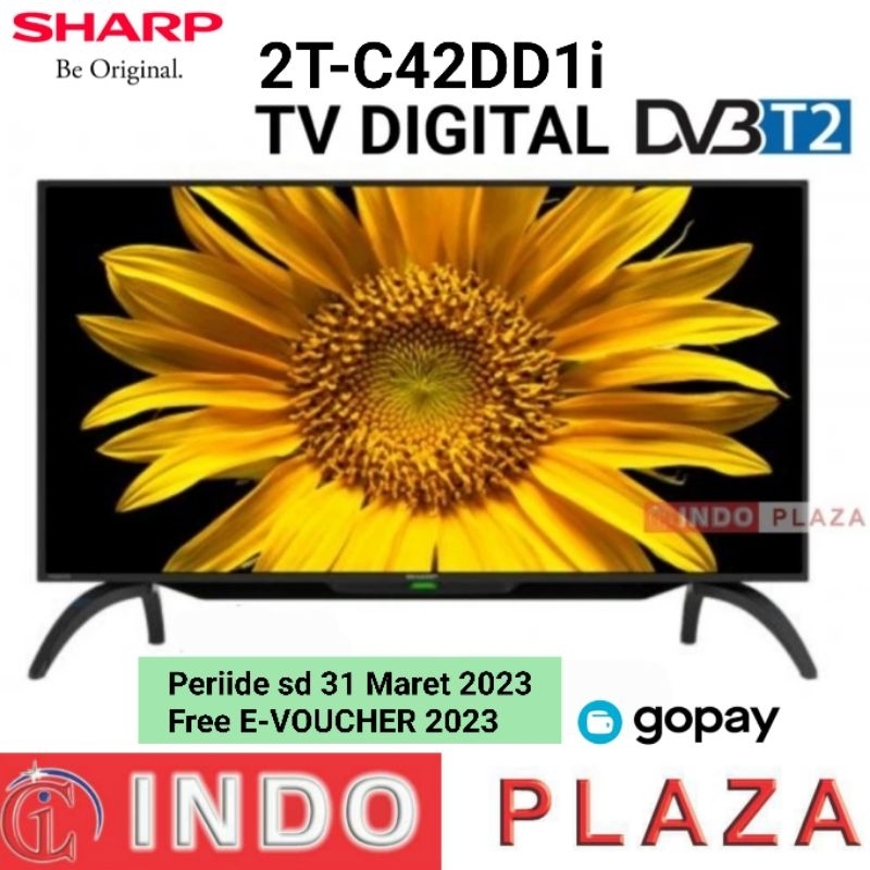 TV SHARP 42 Inch 2T-C42DD1i NEW 2022 (khusus Medan)