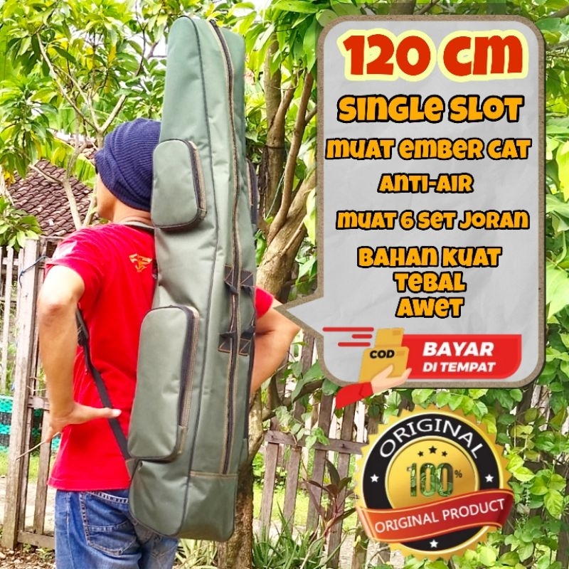 TAS PANCING RANSEL JUMBO |SINGLE RUANG 120CM| WATERPROOF ANTI-AIR|BAHAN TEBAL DARI KAIN TERPAL TRUK