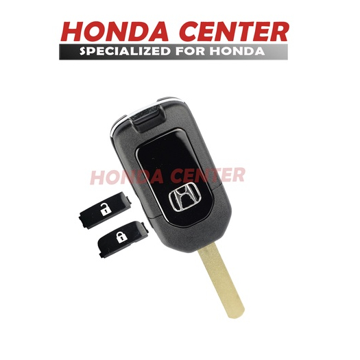 rumah casing kunci lipat flip key mobil honda jazz brv brio mobilio pengganti kunci mobil honda 2 tombol