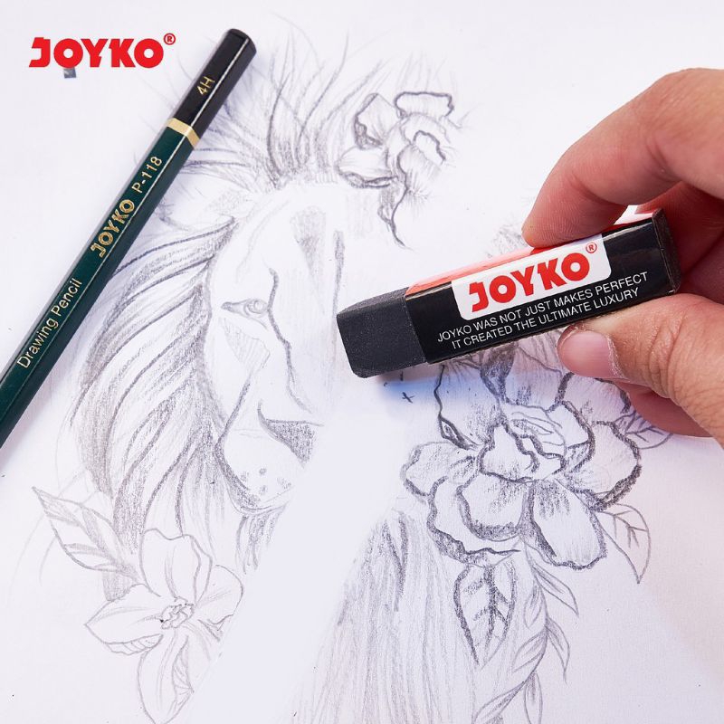 Eraser Penghapus Pensil Sedang Joyko isi 30pcs