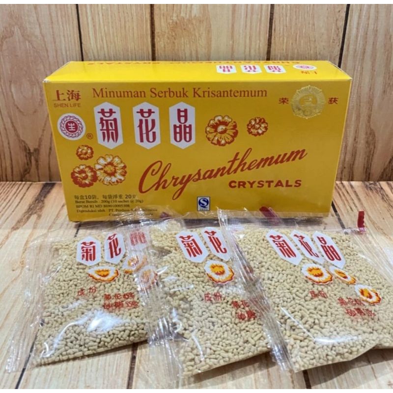 Teh Panas Dalam Chrysanthemum Crystal. Cie Hwa Cing Premium