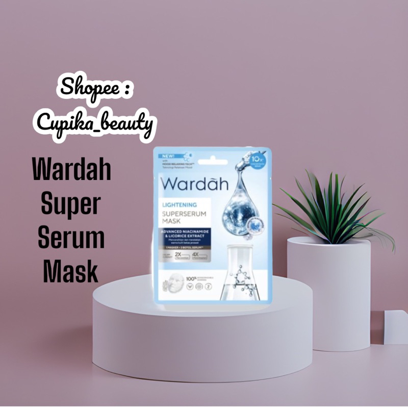 [ ce ] [ sheet mask ] wardah super serum mask || wardah natur daily super serum sheet mask || wardah sheet mask super serum