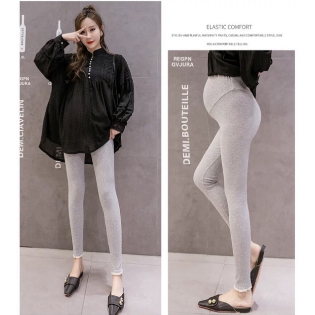 celana legging Premium Katun Ibu Hamil 8019