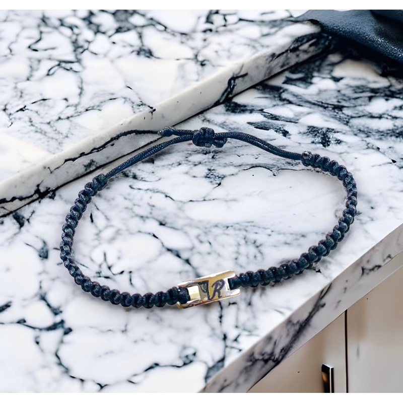 gelang titanium huruf model serut