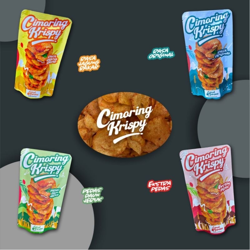 

CIMORING CRISPY / SNACK VIRAL / CEMILAN ENAK / KEMASAN 50GR