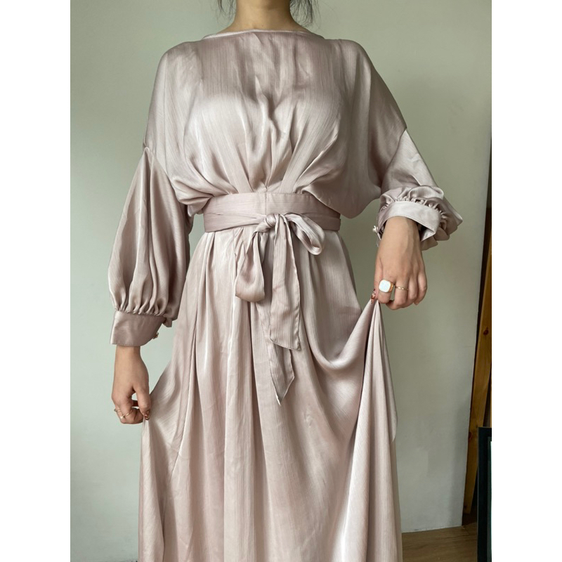 Zéa - Shiren - Dress Satin Silk Polos Maxi