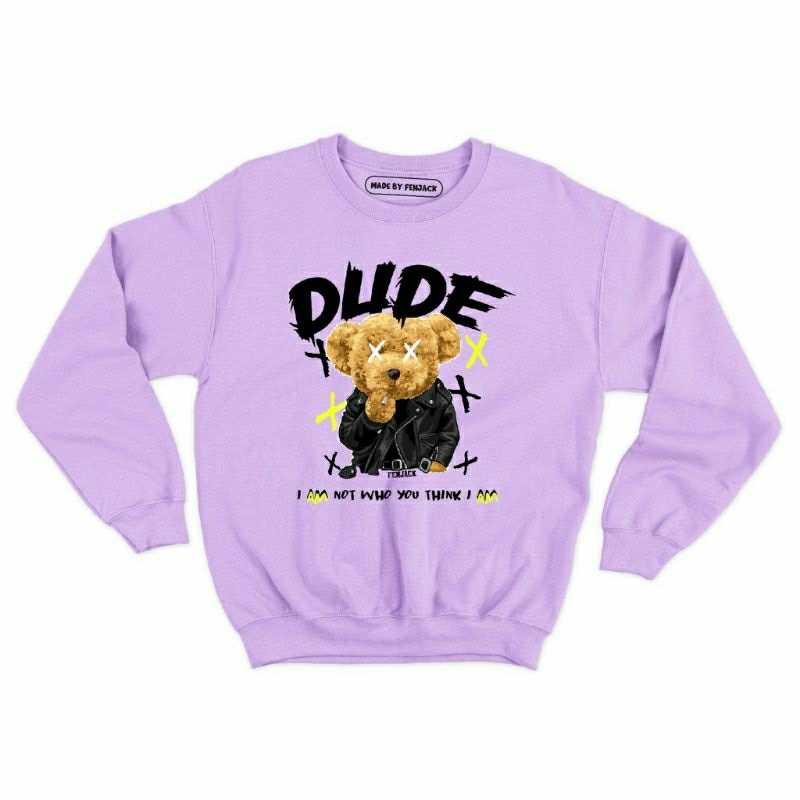 Sweater crewneck Dude (pria &amp; wanita)