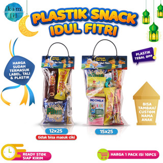 Plastik SNACK LEBARAN/IDUL FITRI-Hampers mini lebaran- Angpao snack lebaran